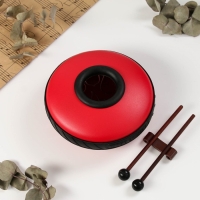 Глюкофон - музыкальный инструмент, красный, 11 лепестков, 17 х 8 см Глюкофон - музыкальный инструмент, красный, 11 лепестков, 17 х 8 см