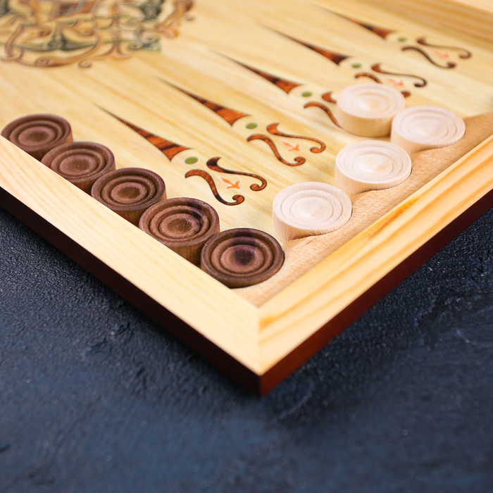 Нарды средние &laquo;Тигр и дракон&raquo; 50 &times; 50 см