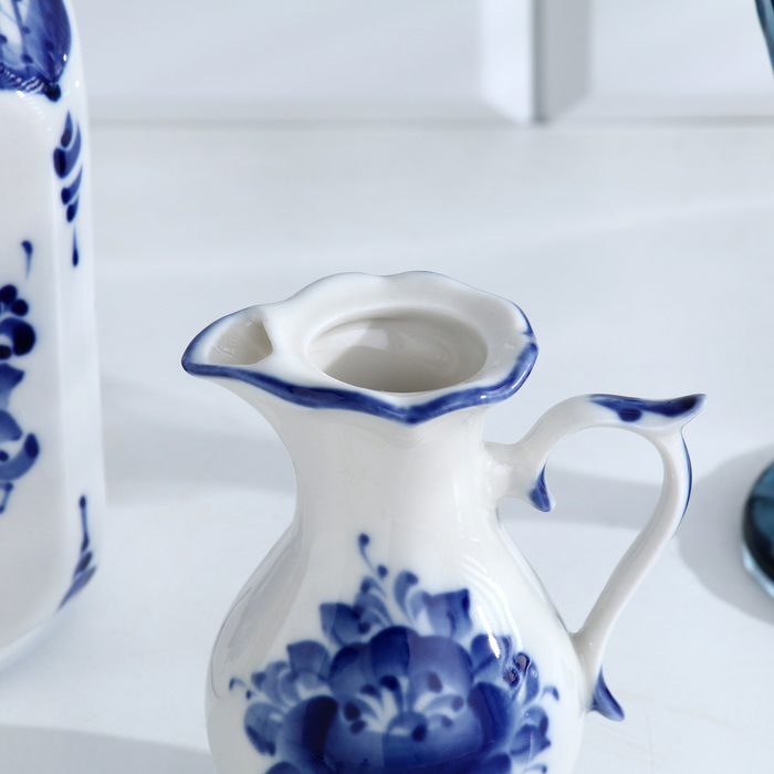 Набор для специй &laquo;Весенний&raquo;, 4 предмета, гжель