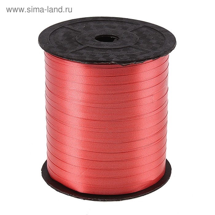 Лента упаковочная простая, красная, 0,5 см х 225 м Лента упаковочная простая, красная, 0,5 см х 225 м