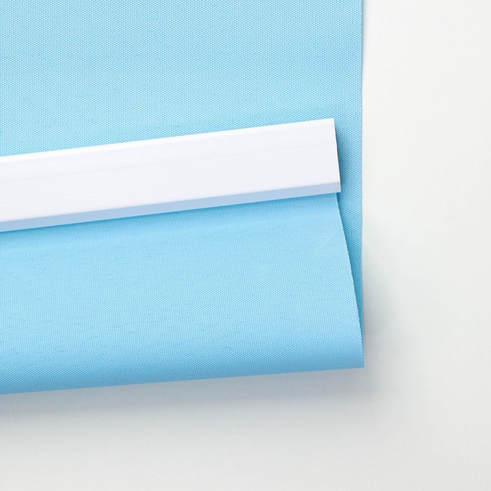 Штора рулонная 120&times;180 см (с учётом креплений 3,5 см), цвет голубой