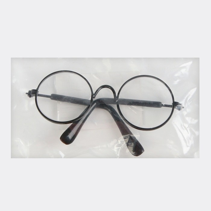 Очки для игрушек, цвет прозрачный Очки для игрушек, цвет прозрачный