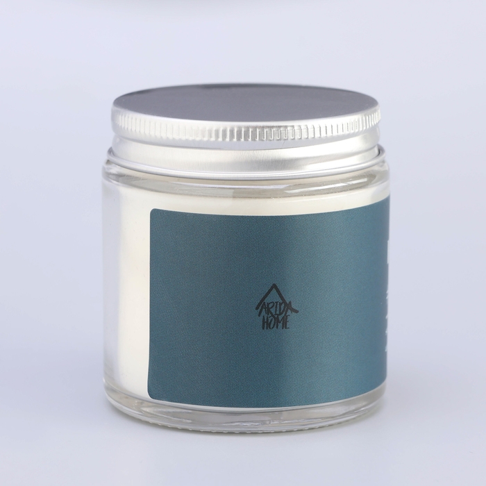 Свеча ароматическая Свеча ароматическая "Hygge" #20 Шафран и карамель, соевый воск, в банке, 90 г