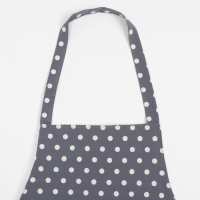 Фартук Этель "Горошек" цв.серый 78 х80 см, 100% п/э