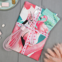 Набор подарочный &laquo;Вдохновения&raquo; полотенце 40х73 см, венчик кухонный.