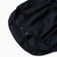 Боди с рюшей Крошка Я Linen , р. 74-80, синий