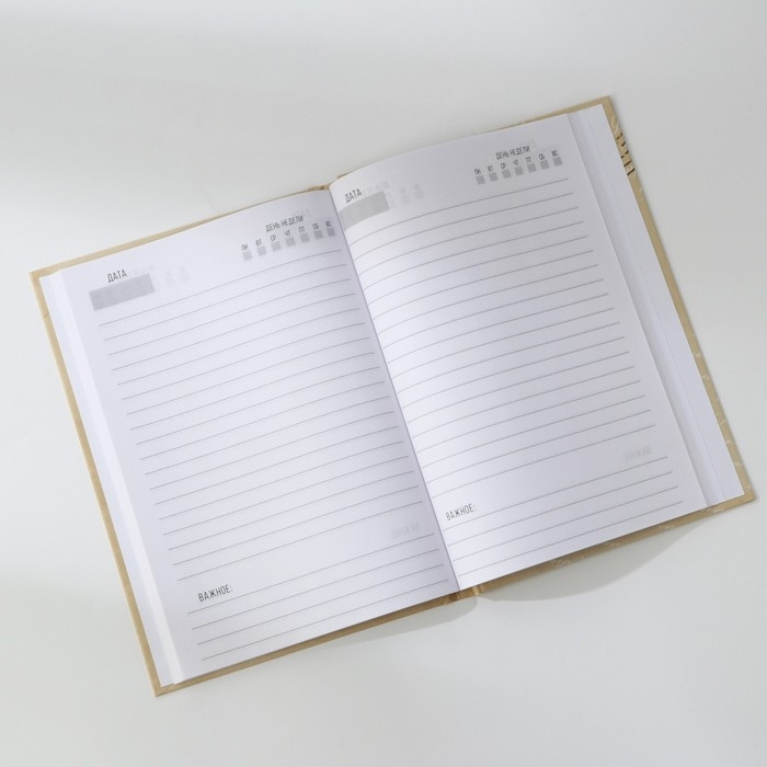 Ежедневник в твердой обложке А5, 80 л &laquo;Письмо&raquo;