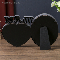 Фоторамка пластик на 2 фото 10х10, 10х15 см "Ты и я" серебро 18,5х27х2 см Фоторамка пластик на 2 фото 10х10, 10х15 см "Ты и я" серебро 18,5х27х2 см