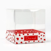 Коробка для кондитерских изделий &laquo;Для тебя&raquo;, 10 х 10 х 10 см