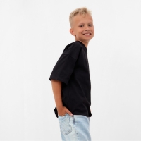 Футболка детская MINAKU цвет чёрный, рост 128 см