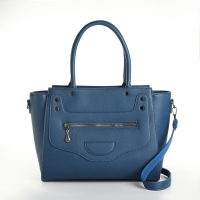 Сумка женская тоут, на молнии, цвет синий Сумка женская тоут, на молнии, цвет синий