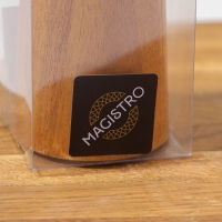 Мельница для специй Magistro Wooden, 5,5&times;26,5 см, керамический механизм, цвет коричневый