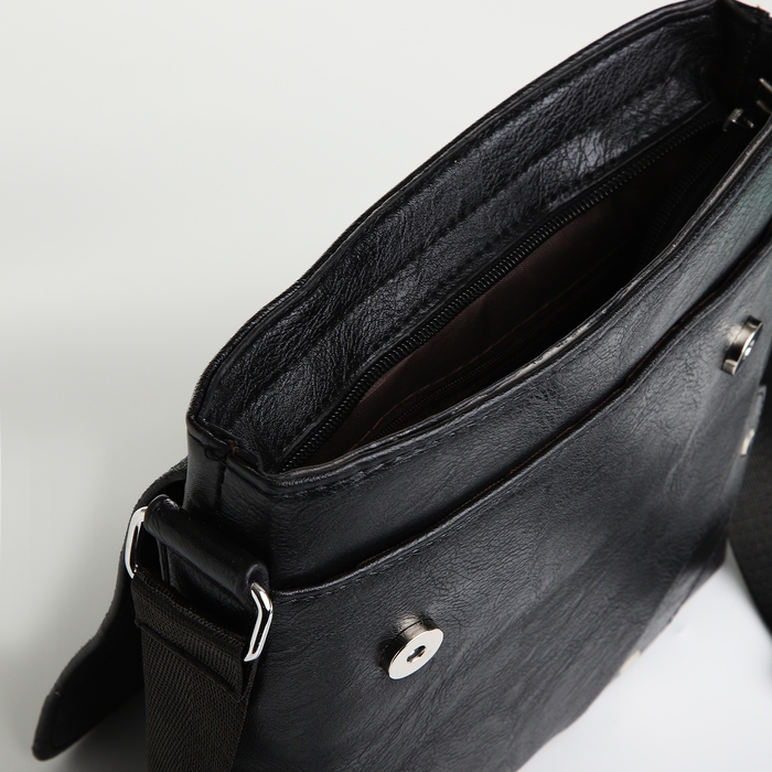 Сумка мужская, цвет чёрный