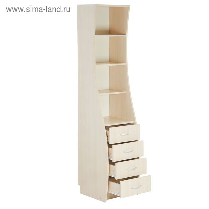 Стойка стола компьютерного, 400х455х1790, Венге светлый