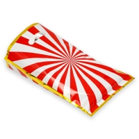 Набор подарочных пакетов, металлизированныей, "Веер" красный 17х25 см , 20 микрон 10 шт набор Набор подарочных пакетов, металлизированныей, "Веер" красный 17х25 см , 20 микрон 10 шт набор