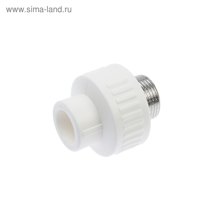 Муфта комбинированная OTMO, d=20 мм x 3/4 Муфта комбинированная OTMO, d=20 мм x 3/4", наружная резьба, полипропиленовая