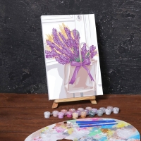 Картина по номерам на холсте с подрамником &laquo;Лаванда&raquo; 20х30 см