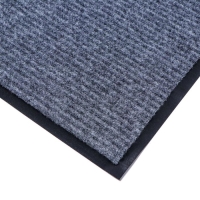 Коврик придверный влаговпитывающий, ребристый, «Стандарт», 60×90 см, цвет серый Коврик придверный влаговпитывающий, ребристый, «Стандарт», 60×90 см, цвет серый