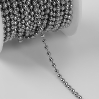 Цепочка для сумки, железная, d = 3,2 мм, 10 &plusmn; 0,5 м, цвет серебряный