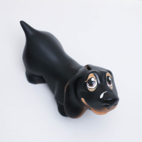 Копилка "Такса" чёрная, 25х12х15см Копилка "Такса" чёрная, 25х12х15см