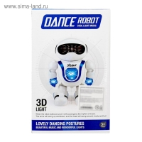 Робот &laquo;Танцор&raquo;, световые и звуковые эффекты, работает от батареек, цвета МИКС