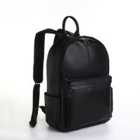 Рюкзак женский городской на молнии, Fidelio Largo, 4 наружных кармана, цвет чёрный Рюкзак женский городской на молнии, Fidelio Largo, 4 наружных кармана, цвет чёрный