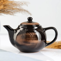 Чайник "Уют" с вкладышем, 1л / 14х15,5см, старина Чайник "Уют" с вкладышем, 1л / 14х15,5см, старина