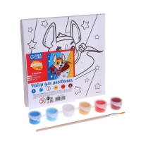 Картина по номерам для детей &laquo;Корги-герой&raquo;, 15 х 15 см