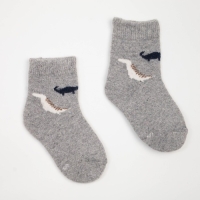 Носки детские шерстяные &laquo;Динозаврики&raquo;, цвет МИКС, размер 16 (3-5 лет)