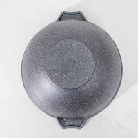 Казан «Гранит», 5 л, стеклянная крышка, литые ручки, антипригарное покрытие, цвет серый Казан «Гранит», 5 л, стеклянная крышка, литые ручки, антипригарное покрытие, цвет серый