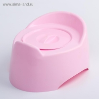 Горшок детский с крышкой &laquo;Малышка&raquo;, для девочки, цвет МИКС