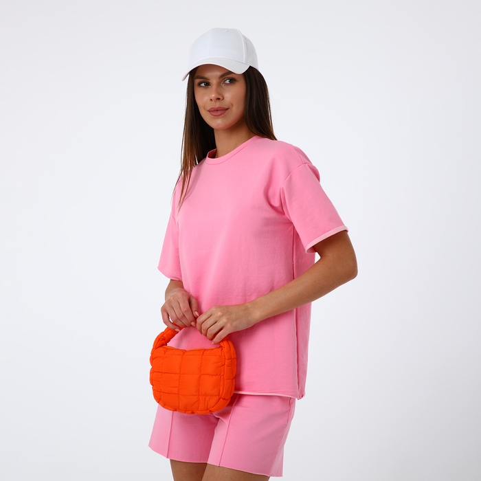 Сумка молодёжная на молнии, цвет оранжевый Сумка молодёжная на молнии, цвет оранжевый