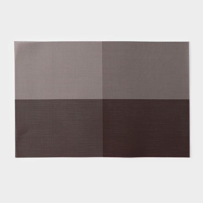 Салфетка сервировочная на стол «Настроение», 45×30 см, цвет коричневый Салфетка сервировочная на стол «Настроение», 45×30 см, цвет коричневый