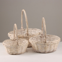 Набор корзин &laquo;Коса&raquo;, 3 шт, 35&times;14/36 см, 30&times;12/31 см, 25&times;10/26 см, ива