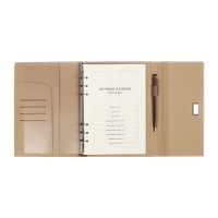 Органайзер на кольцах А5, 100л, линия, к/зам, с ручкой, в подар. короб., Серый Органайзер на кольцах А5, 100л, линия, к/зам, с ручкой, в подар. короб., Серый