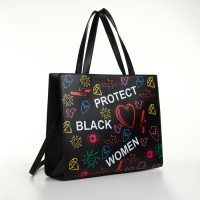 Сумка женская на молнии, цвет чёрный Сумка женская на молнии, цвет чёрный