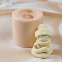 Молд силиконовый "Змея в шапке" Силикон 7х6х5,5 см Молд силиконовый "Змея в шапке" Силикон 7х6х5,5 см