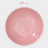 Набор тарелок керамических Доляна «Пастель», 18 предметов: 6 тарелок d=19 см, 6 тарелок d=27 см, 6 мисок d=19 см, цвет розовый Набор тарелок керамических Доляна «Пастель», 18 предметов: 6 тарелок d=19 см, 6 тарелок d=27 см, 6 мисок d=19 см, цвет розовый