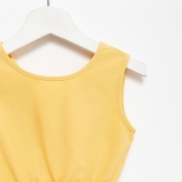 Комплект для девочки (майка и шорты) KAFTAN, р.38 (146-152), желтый