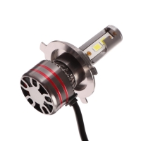 Автолампа светодиодная Н4, 12 В, 30 Вт, 2160 Лм, провод 20 см, свет белый, 2 шт Автолампа светодиодная Н4, 12 В, 30 Вт, 2160 Лм, провод 20 см, свет белый, 2 шт