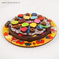 Развивающая игра &laquo;Торт&raquo; 54 элемента, 5 слоёв