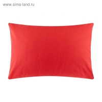 Наволочка &laquo;Этель&raquo; 50х70 см, цвет красный, поплин, 125 г/м&sup2;