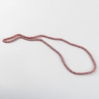 Бусины из стекла, набор 140 шт., размер 1 шт. &mdash; 6 мм, цвет розовый