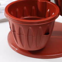 Кашпо многоярусное &laquo;Каскад&raquo;, 3 шт, 700 мл, цвет терракотовый