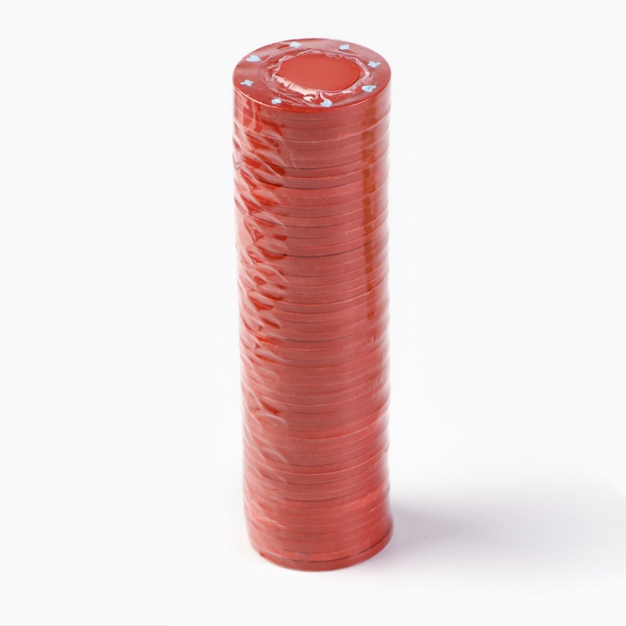 Фишки для покера, набор 50 штук, без номинала, микс Фишки для покера, набор 50 штук, без номинала, микс