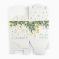 Коробка кондитерская с окном, сундук, «Уютный новый год» 20 х 20 х 20 см, Новый год Коробка кондитерская с окном, сундук, «Уютный новый год» 20 х 20 х 20 см, Новый год