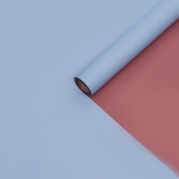 Пленка матовая, орхидея, ледяной синий, 0.58 х 10 м Пленка матовая, орхидея, ледяной синий, 0.58 х 10 м