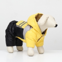 Комбинезон "Анорак" светоотражающий, размер 8 (ДС 19 см, ОГ 30, ОШ 22 см), чёрно-жёлтый Комбинезон "Анорак" светоотражающий, размер 8 (ДС 19 см, ОГ 30, ОШ 22 см), чёрно-жёлтый