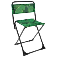 Стул складной Nika, 38 х 35 х 65 см, принт тропические листья Стул складной Nika, 38 х 35 х 65 см, принт тропические листья