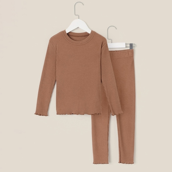 Пижама детская SL HOME р 30 (98-104), кофейный